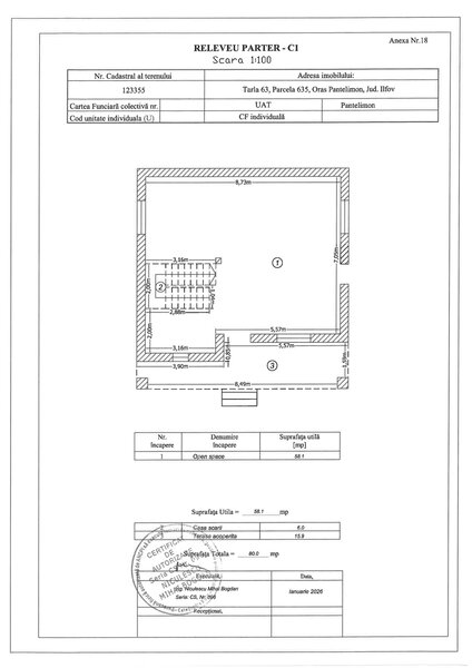 Comuna Pantelimon, pe strada Campului intersectie cu Al. Selimbar.